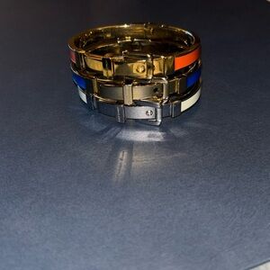 Michael Kors Enameled Metal Bracelets